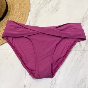 New! Robin Piccone Ava Twist Swim Bikini Bottoms S